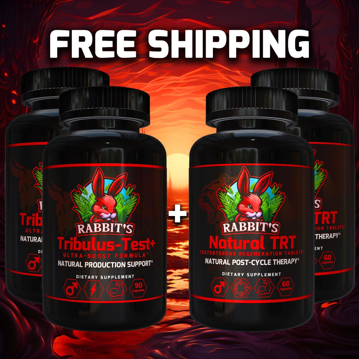 Natural TRT & Tribulus-Test+